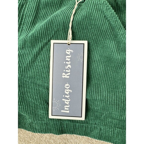 Indigo Rising Green Corderoy Shorts Size 9/29 - Picture 4 of 12